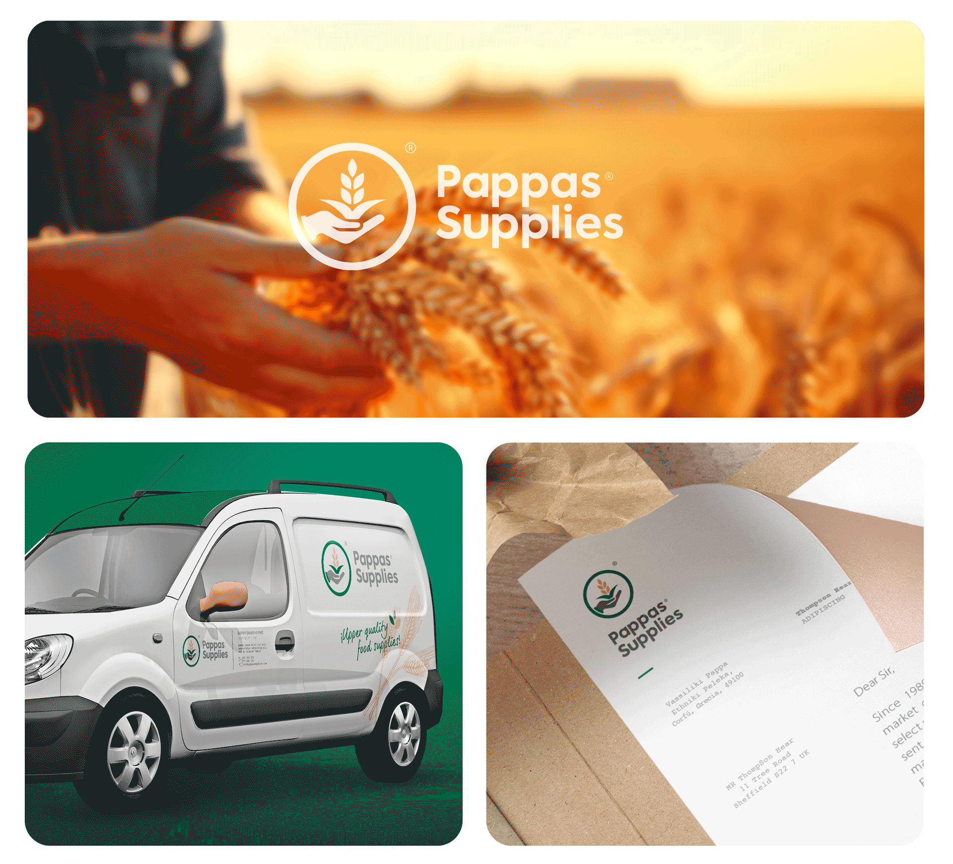 Pappas supplies branding
