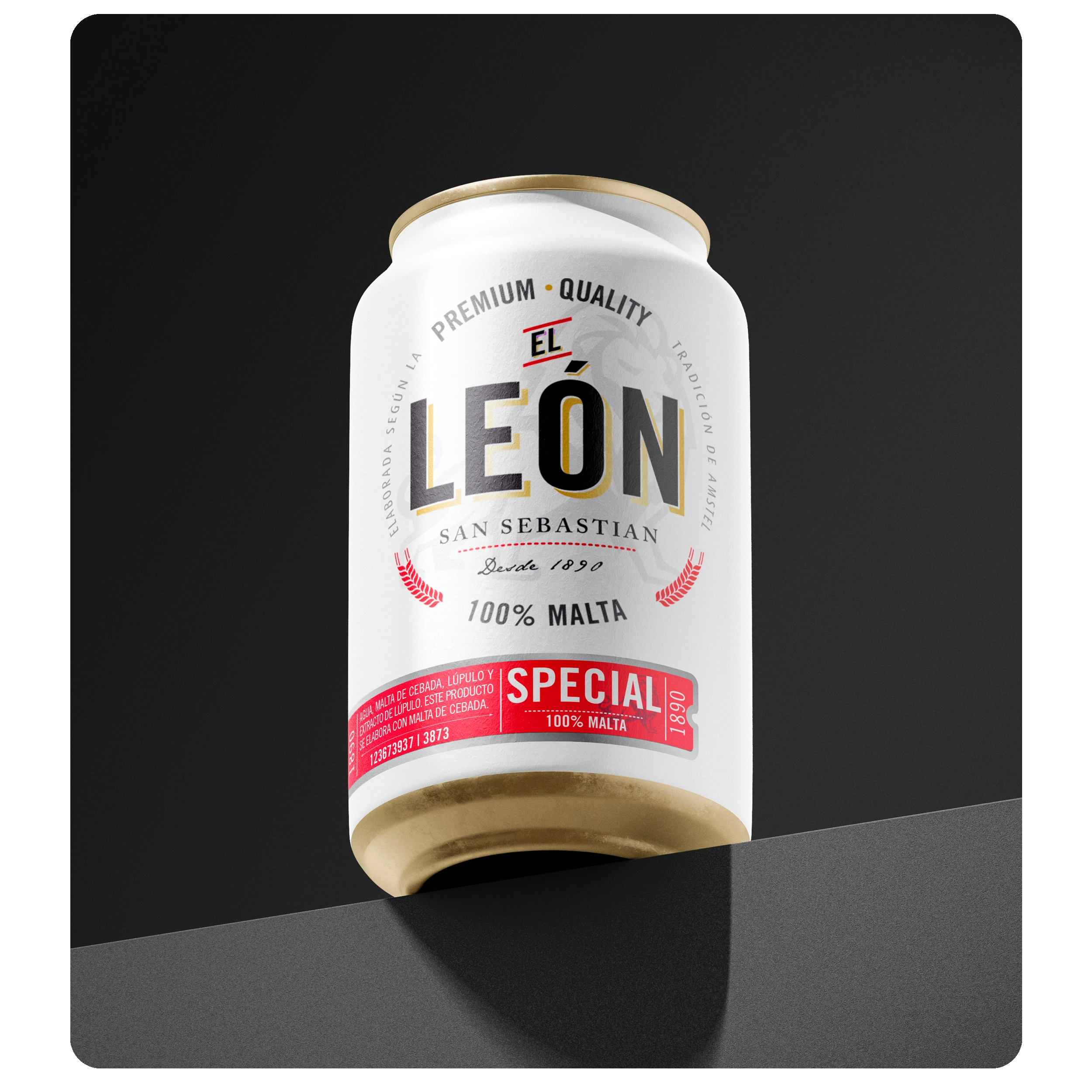 Cerveza El Leon Amstel