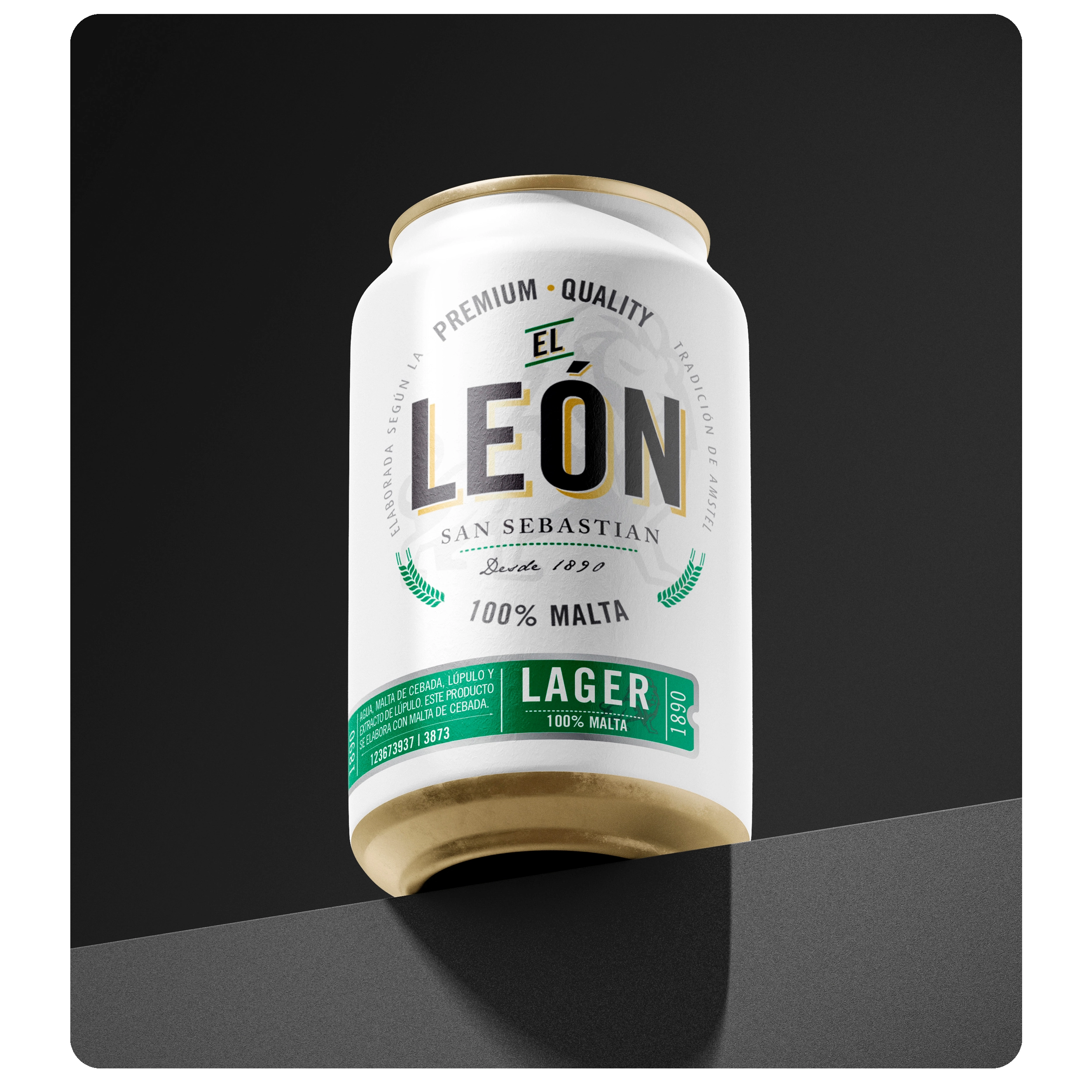 Cerveza El Leon Amstel