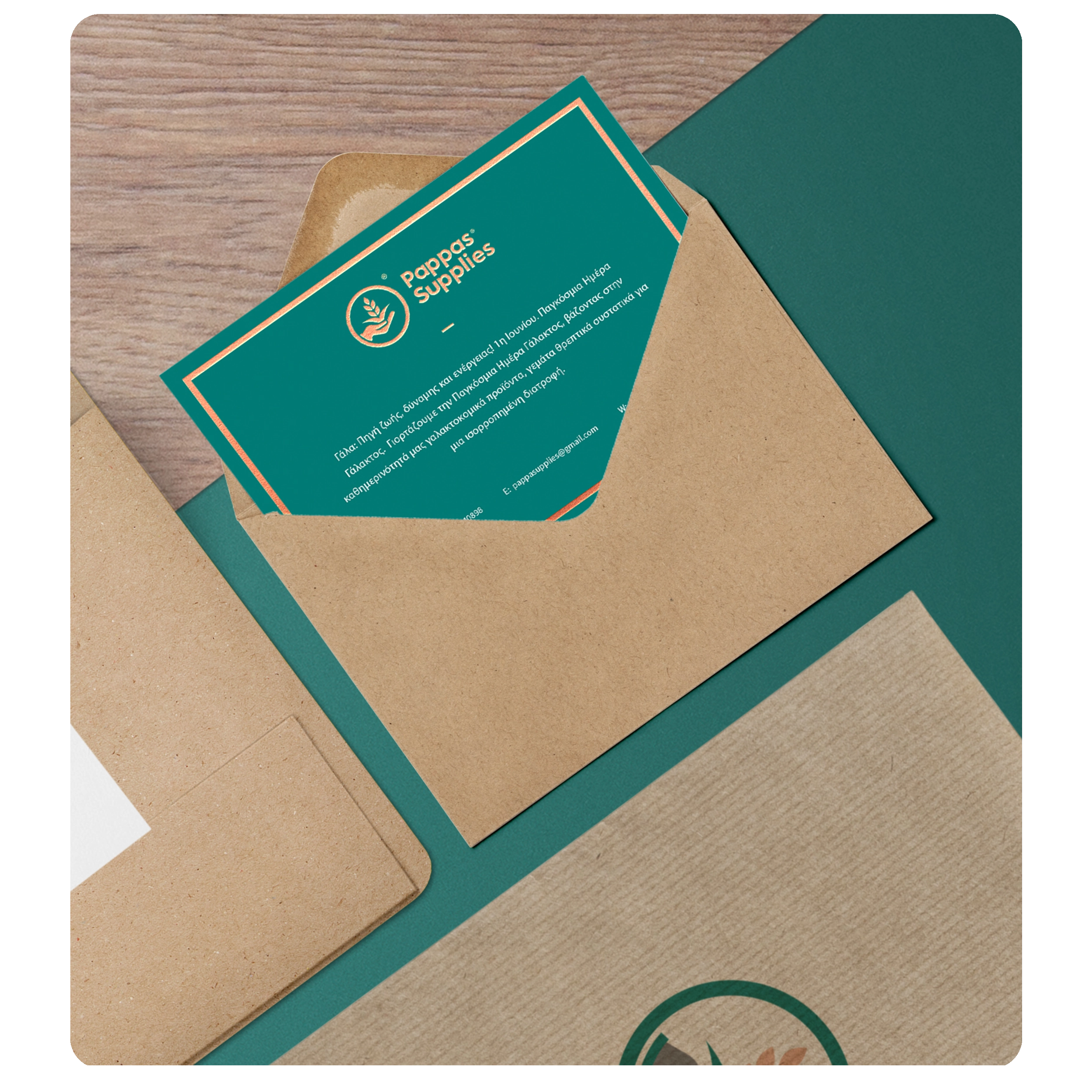 pappas supplies visual identity