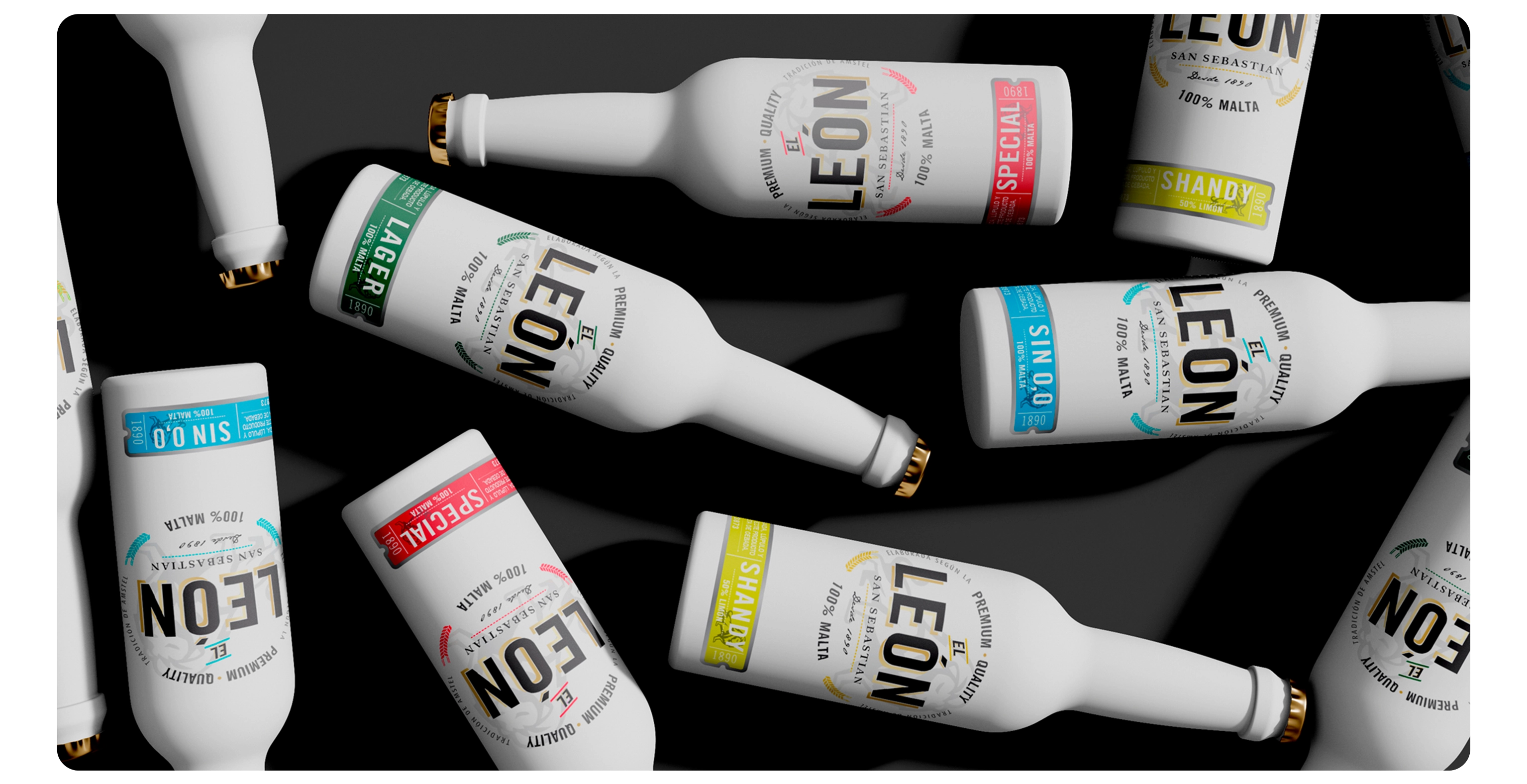 Cerveza El Leon Amstel