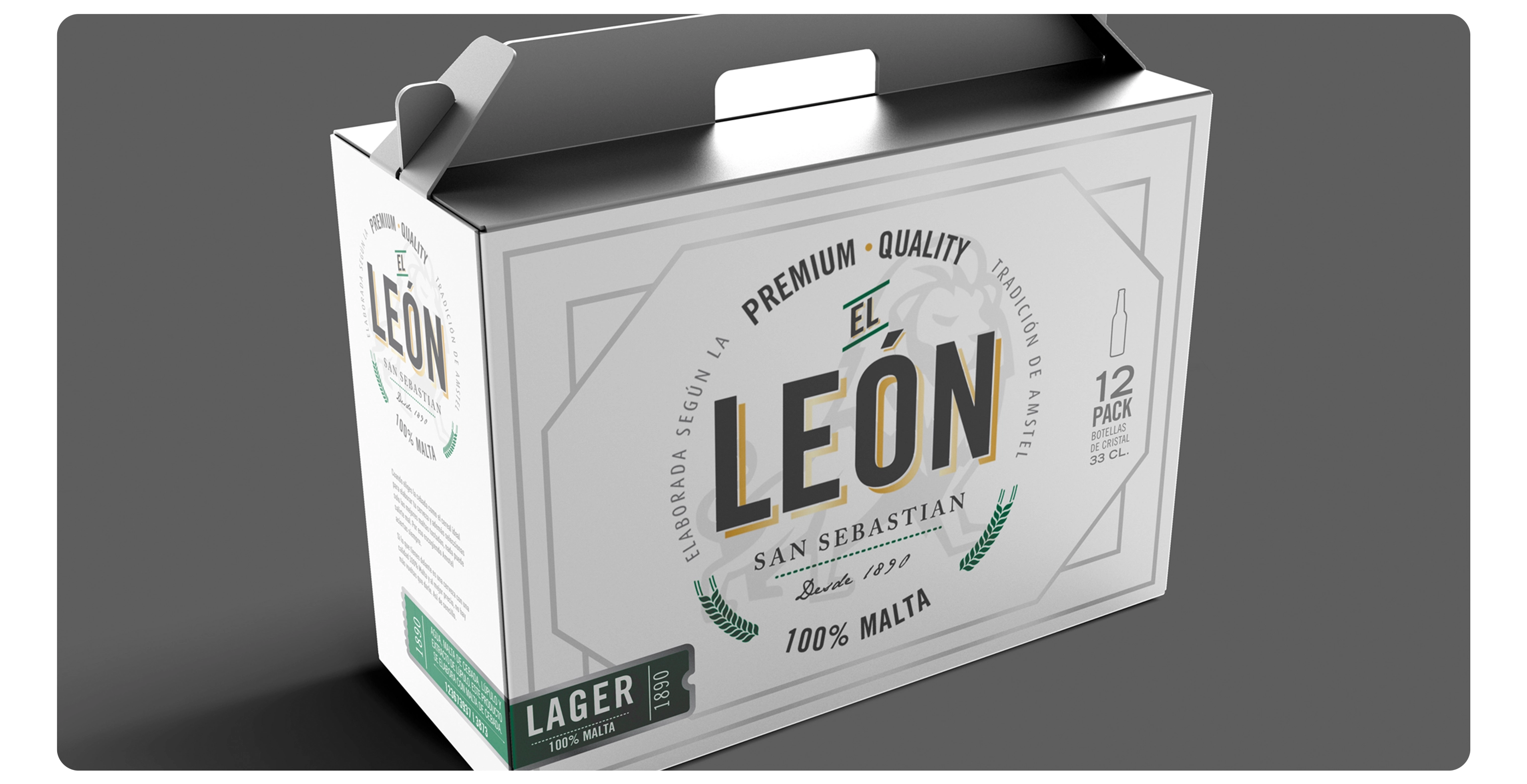 Cerveza El Leon Amstel