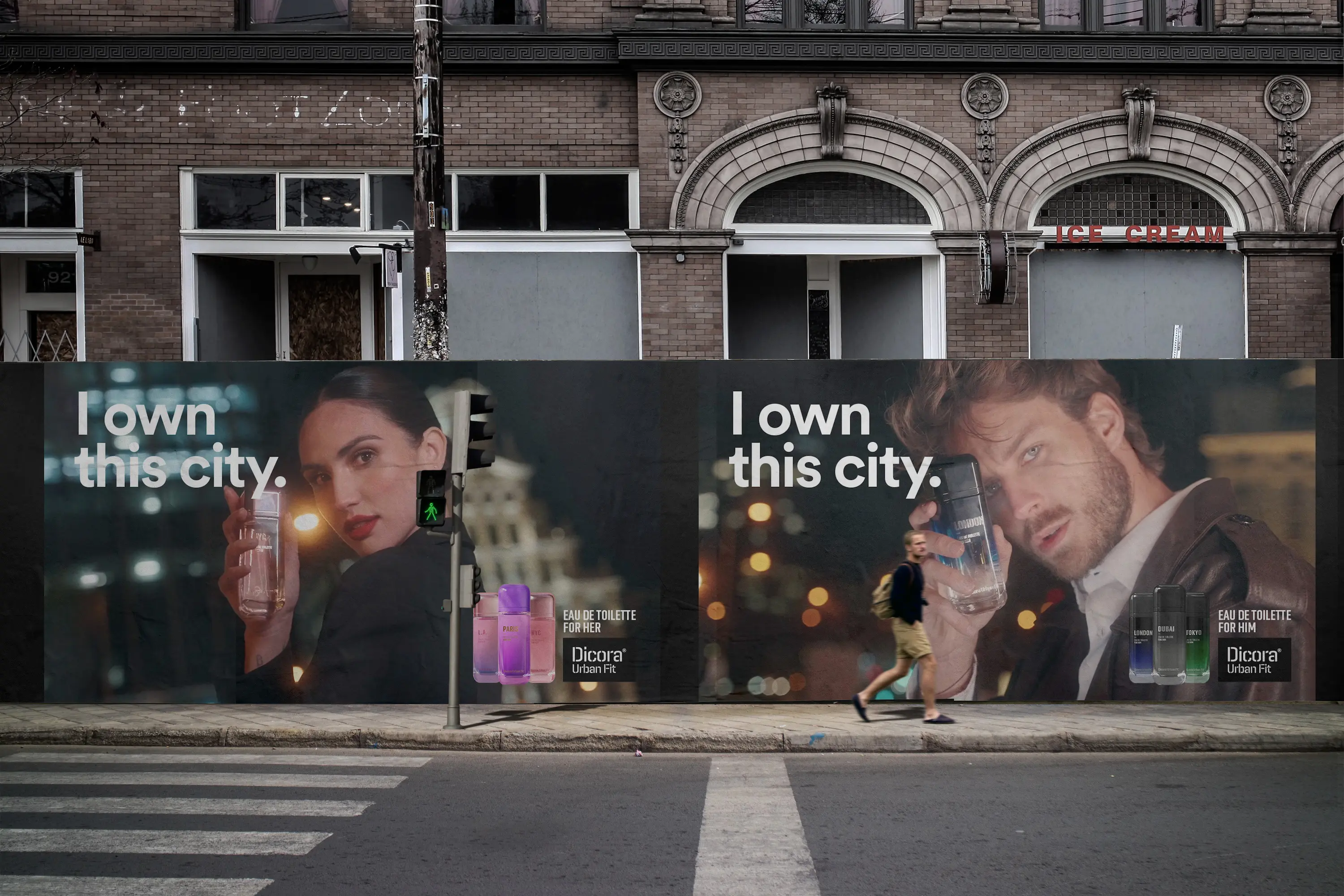 Dicora Urban Fit wall ad
